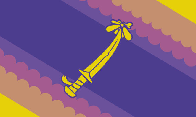 Flag With Symbol Flag With Symbol